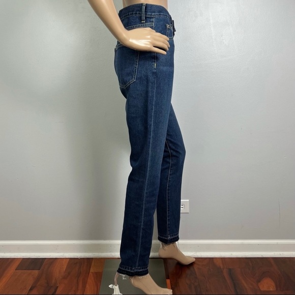 NEW EVE DENIM DARK WASH BUTTON FLY JEANS - Picture 4 of 8